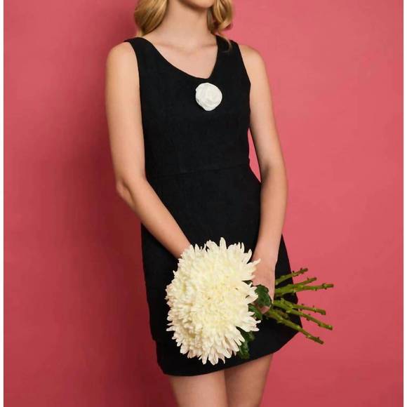 NEW SISTER JANE serene rose mini dress in black - Picture 2 of 6